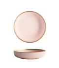 Pink 7.5-inch plate