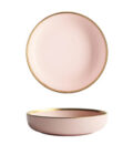 Pink 9-inch plate